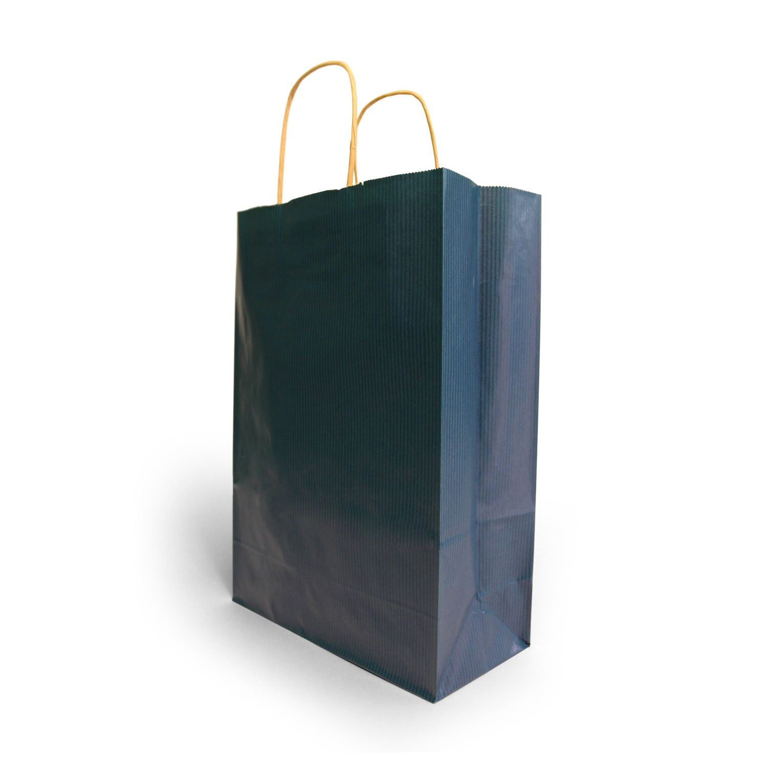 Papirnate vrećice s pletenom ručkom - TAMNO PLAVA 220X100X310mm